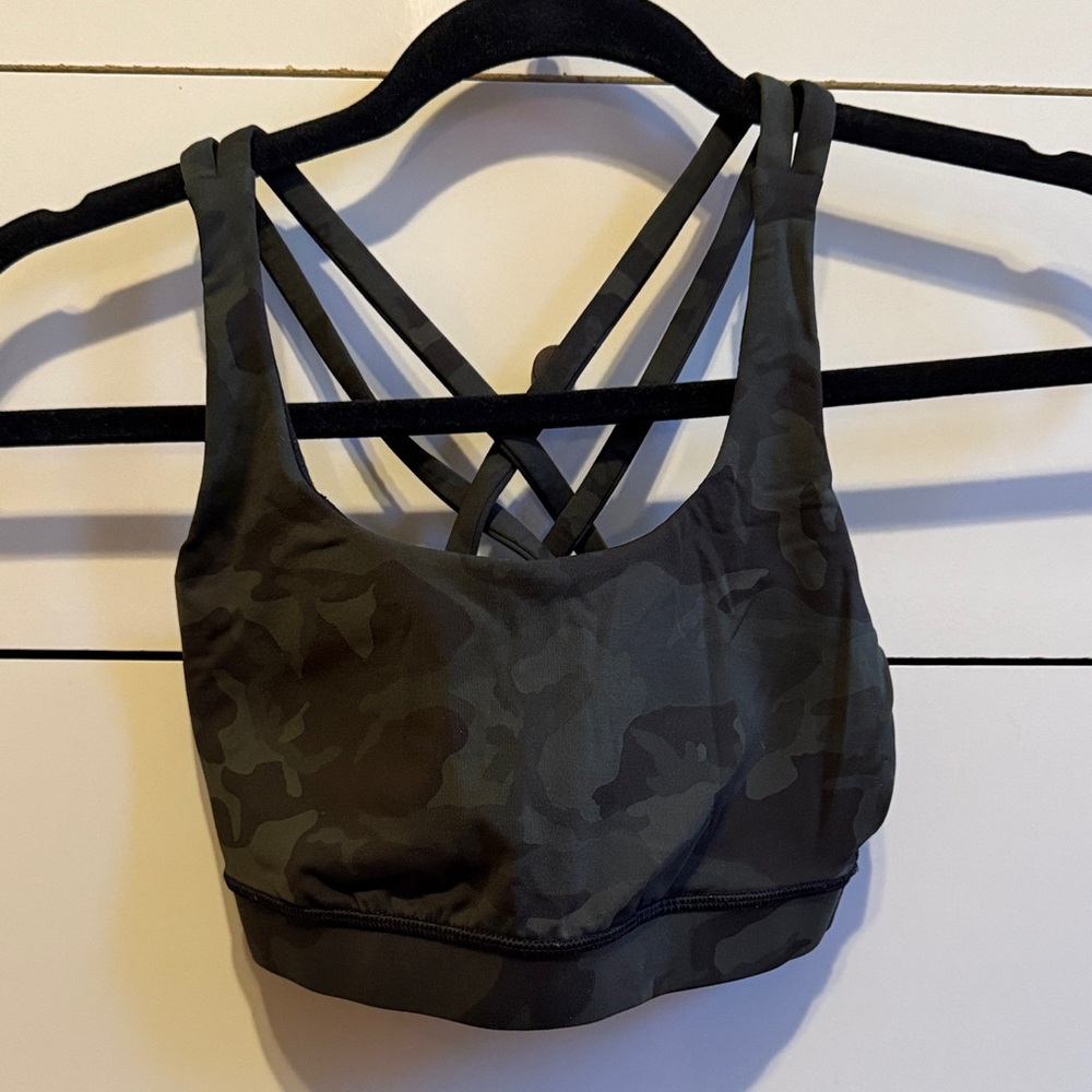 Lululemon Camouflage Sports Bra